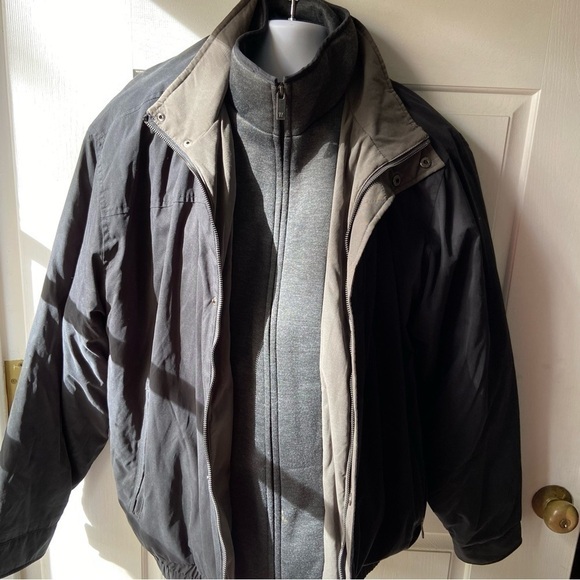 weatherproof Garment winter microfiber bomber jacket. Lined zippered pockets. - Picture 1 of 12